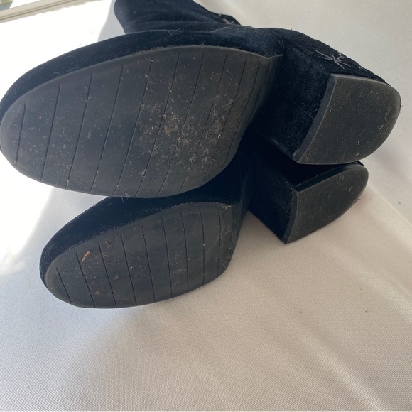 Black Velvet Kenneth Cole ankle boots size 7.5 - Picture 6 of 8